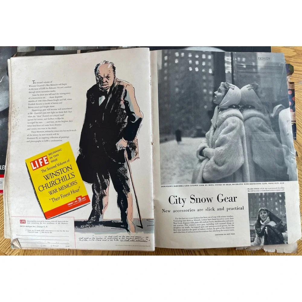 Vintage LIFE Magazine Lot 8 Issues 1940s Debutante Joanne Connelley Schlitz Ads - Picture 4 of 16